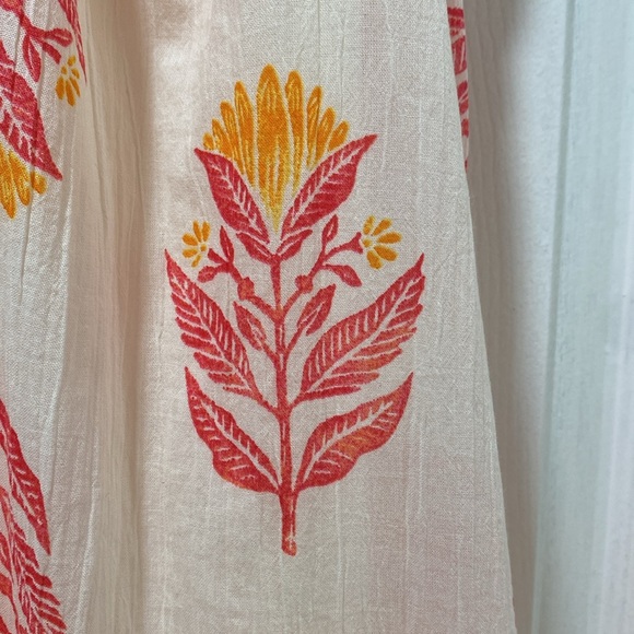 Old Navy Tie Strap V Neck Maxi Dress w/ side split - Picture 7 of 9